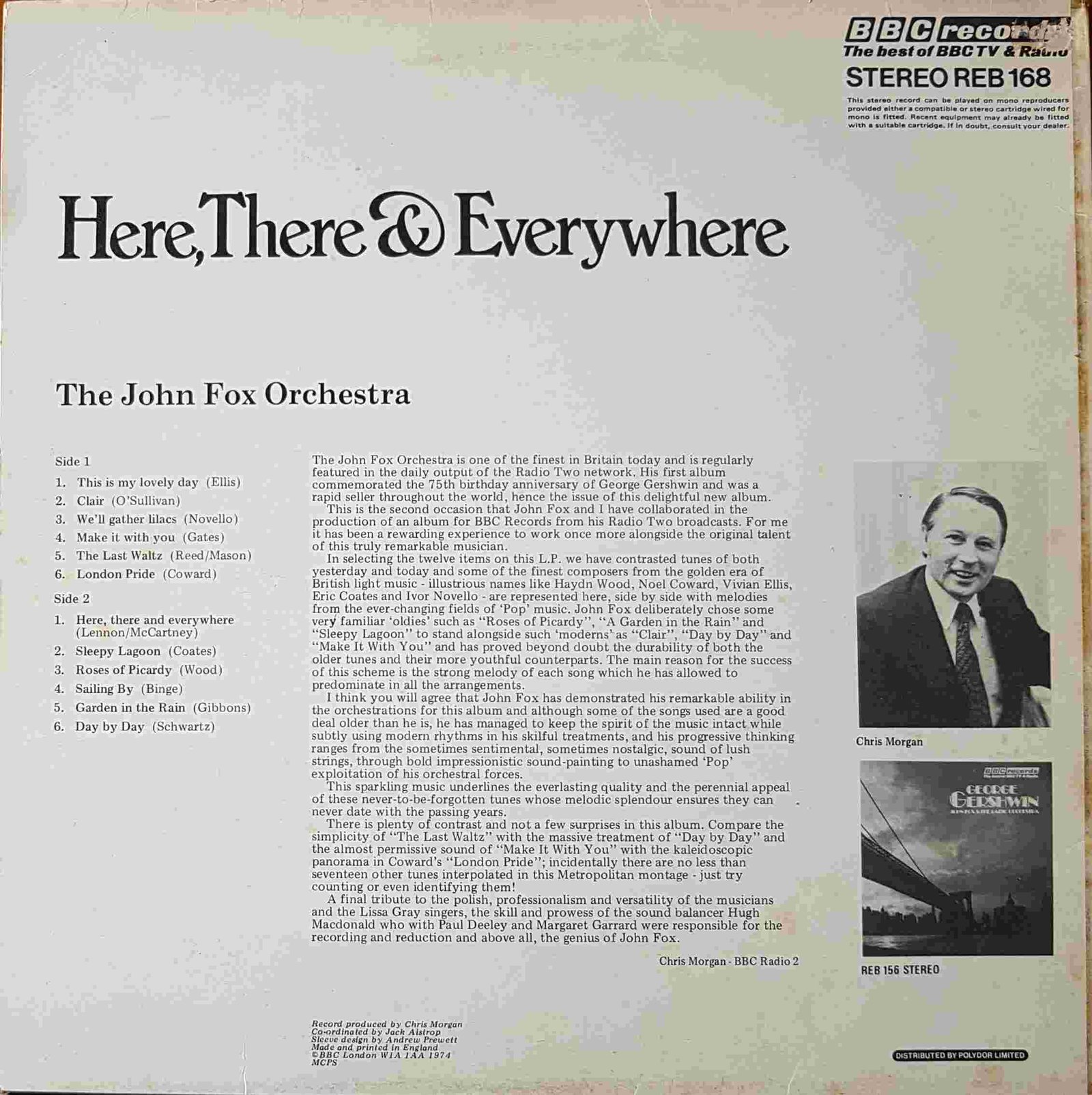 Back cover of REB 168